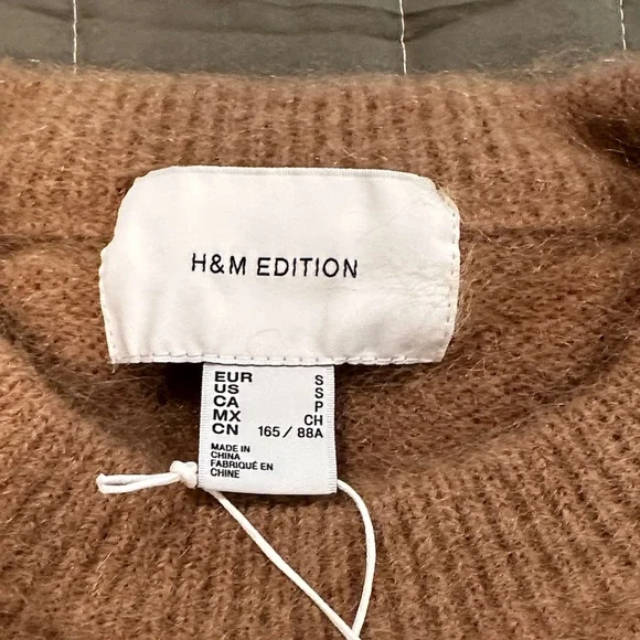 Cozy Mohair Blend Carmel Sweater - Picture 3 of 3